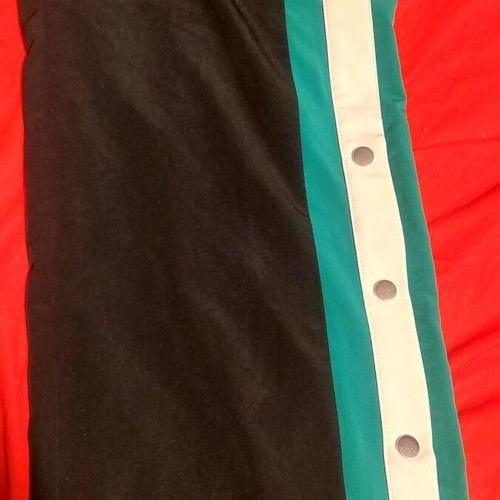 Stradivarius pants with stripes and side buttons used, size XL