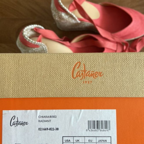 Castaner platforms new size 38 soft pink tone