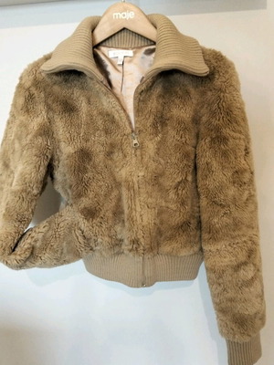 Cookai France γυναικείο γούνινο blazer σαν καινούργιο, καμηλό, μέγεθος S