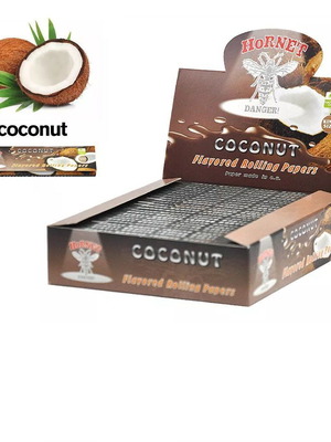 Hornet King Size Coconut Rolling Paper new
