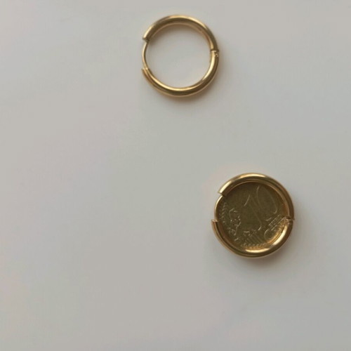Stainless steel earrings like new, worn once