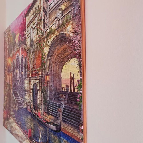 Puzzle board new 3000 pieces with wooden frame 120x86 cm