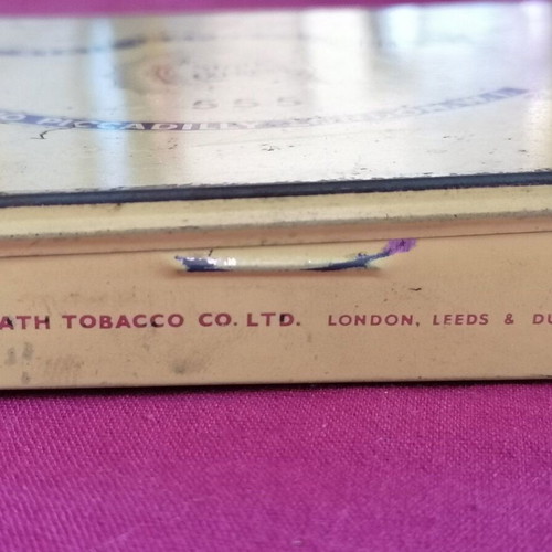 State Express 555 Cigarette Tin Box used litho vintage