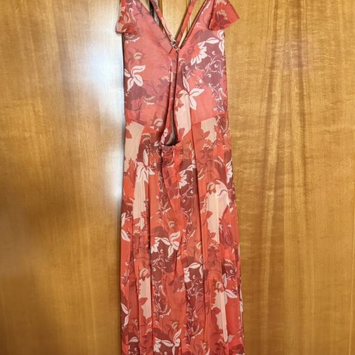 Ciel Concept Dress new, cross back with zipper, orange