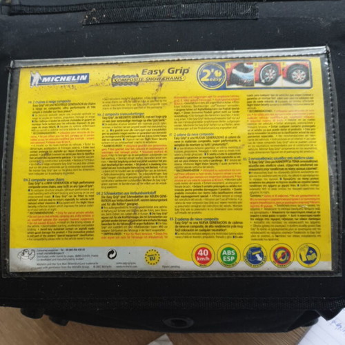 Michelin Easy Grip snow chains like new for 165/70/13 tires
