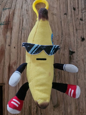 Banana keychain like new