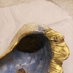 Decorative ceramic shell hand-painted like new
