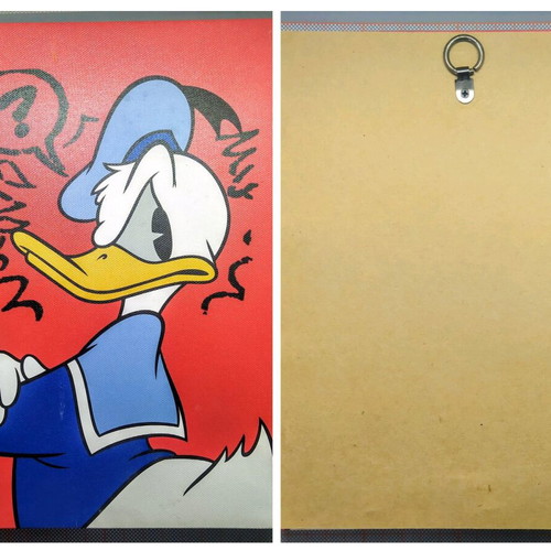 Donald Duck Canvas Print Disney Store like new