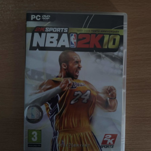 NBA 2K10 manual and cassette, like new, no CD included
