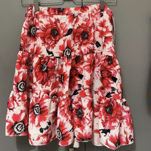 Summer set top and skirt colorful brand new, one size