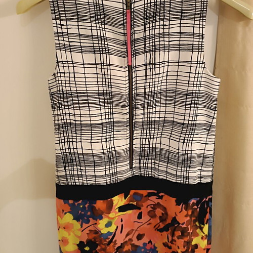 Loft 70's short dress like new, multicolor, size S