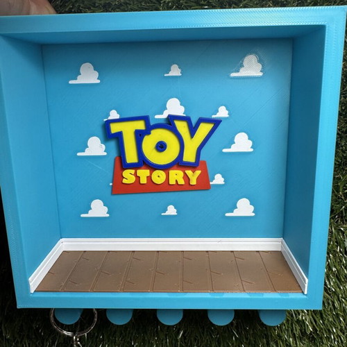 Toy Story 3D Printed Wall Key Holder made to order