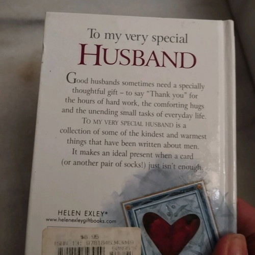 Mini book Husband used, in English
