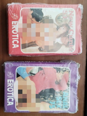 Έγχρωμες vintage τράπουλες sexy poker, σφραγισμένες, ερωτικού περιεχομένου, 2 σετ