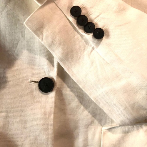 Massimo Dutti linen jacket white size XS like new