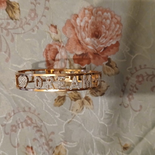 Dream Stainless Steel Bracelet New Pink Gold