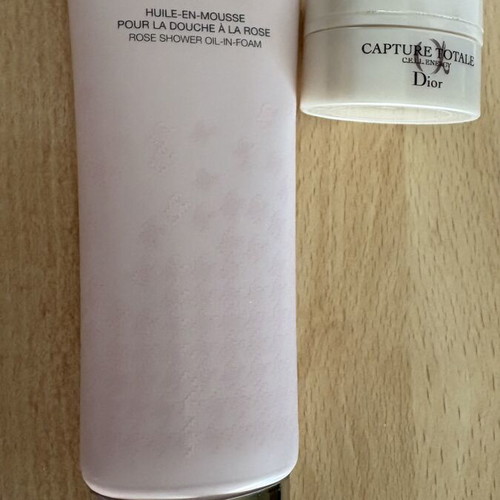 Dior Miss Dior Rose Shower Oil In Foam 75ml and Capture Total Cream 5ml new