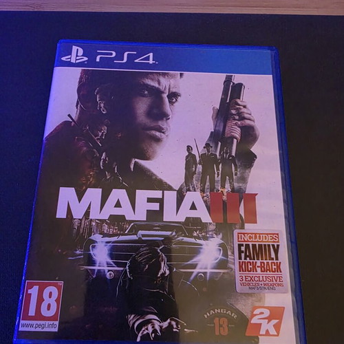 Mafia III PS4 physical edition like new