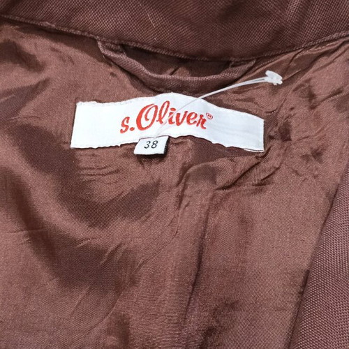 S.Oliver women's seasonal short jacket new brown size 38
