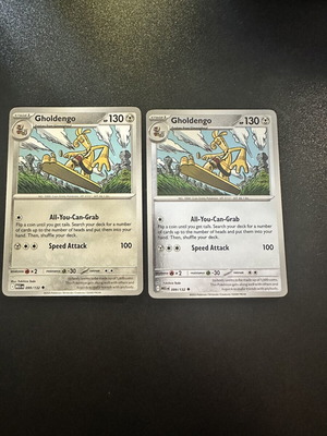 Gholdengo 099/132 Mega Evolution Pokemon cards, normal and reverse