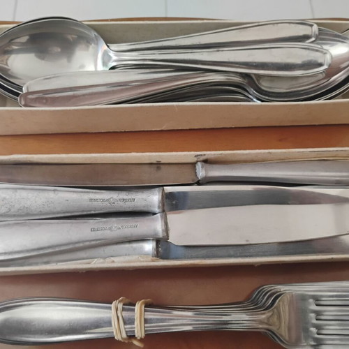 Vintage Afentakis stainless steel cutlery set, 36 pieces