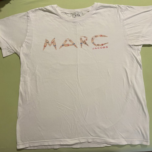 Marc Jacobs t-shirt size L used, white