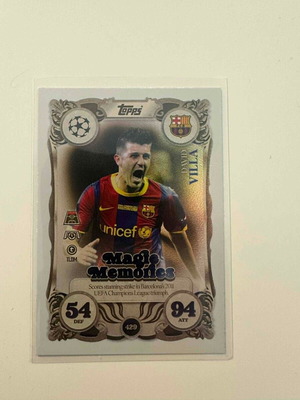 David Villa Magic Memories Topps Match Attax 2025/2026 Barcelona 25/26 κάρτα καινούργια