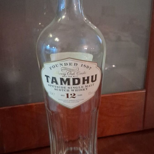 Μπουκάλι whiskey Tamdhu σαν καινούργιο, άδειο