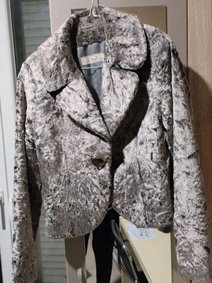 Jacket with furry texture Billy Sabbado gray like new