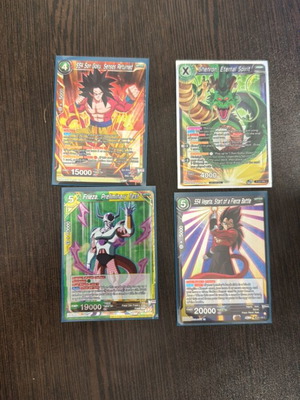 Dragon Ball Super holo κάρτες σαν καινούργιο, πακέτο
