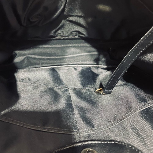 Longchamp leather shoulder bag like new, black
