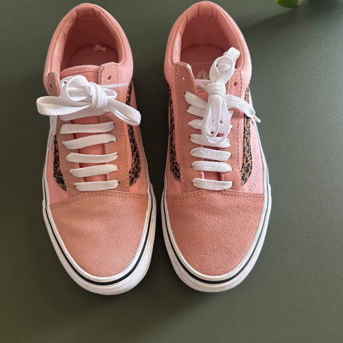 Vans Old School sneakers size 39 like new, pink suede and fabric