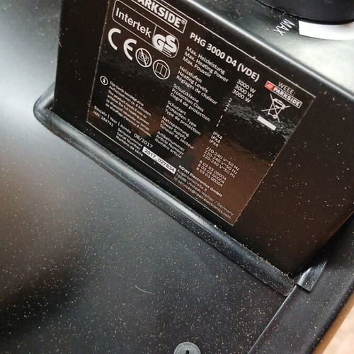 Αερόθερμο βιομηχανικό Parkside 3kw μεταχειρισμένο
