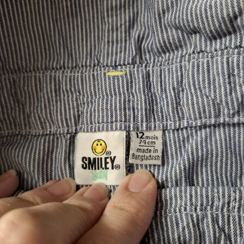 Baby summer salopette for 12 months, new