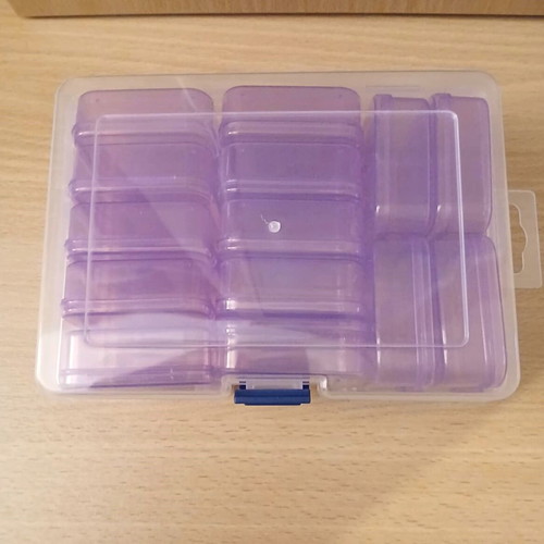 Storage box new with 14 compartments