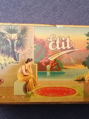 Tin box used from candies