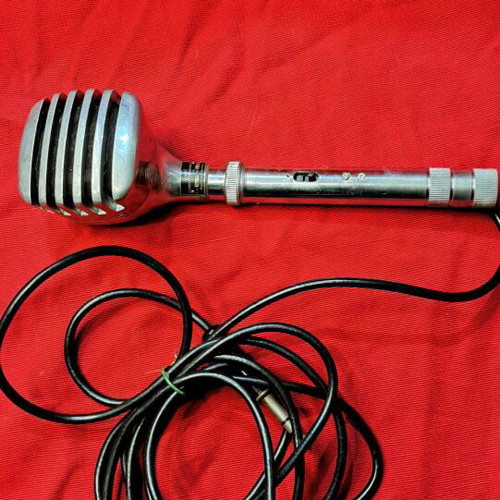 Pearl vintage microphone refurbished with large diaphragm Philips capsule