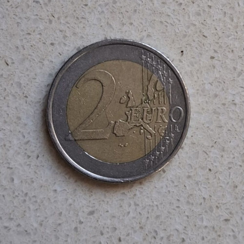 2 Euro Coin Greece 2002 with "S" in Star Like New