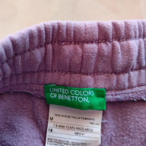 Benetton girls' outfit like new, 2 tops and purple pants