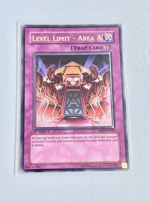 Yugioh! Level Limit - Area A 1st Edition Ultimate Rare card used