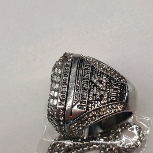 Giannis Antetokounmpo NBA championship ring new
