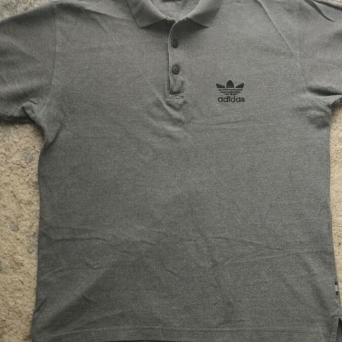 Adidas polo shirt like new, grey, sizes S and M