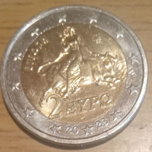 2 euro 2023 like new, Greece