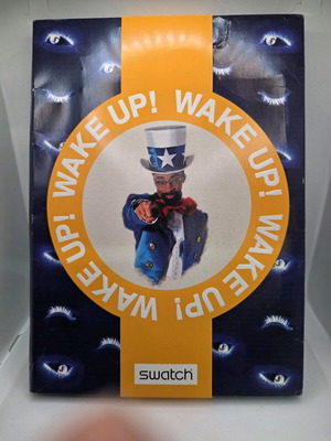 Swatch Aqua Chrono Watch WAKE UP SBZ104 καινούργιο, υπογεγραμμένο