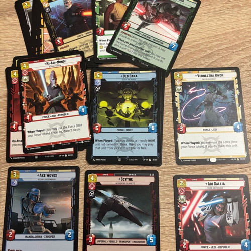 Star Wars Legends of the Force authentic cards new, pack of 28
