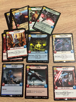 Star Wars Legends of the Force authentic cards new, pack of 28