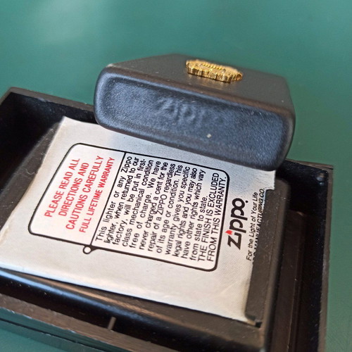 Zippo Black Navy Officer US Navy Lighter new