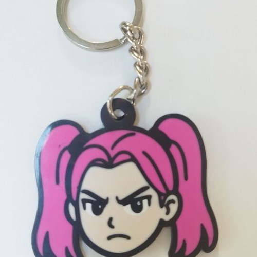 3D Printed Holographic Keychain K-pop Demon Hunters Mira made to order