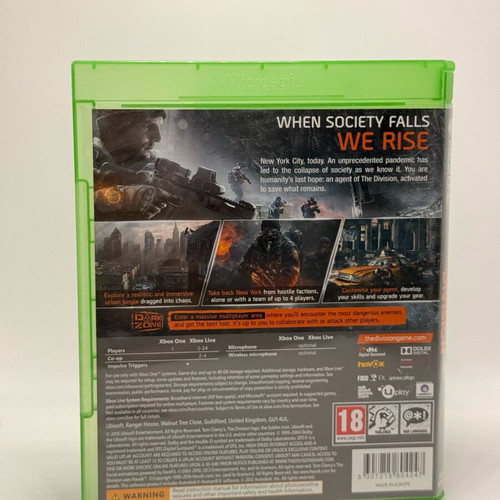 Tom Clancy's The Division Xbox One used game