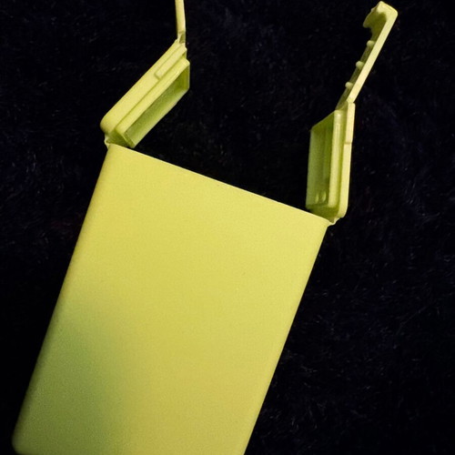 Tupperware Vintage Mini Salt and Pepper Container used, Lime Green